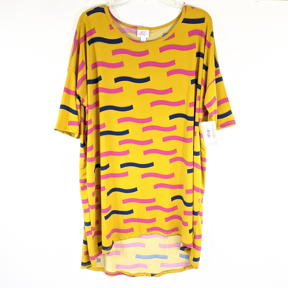 NWOT LuLaRoe Irma Tunic (90's Print) Size L